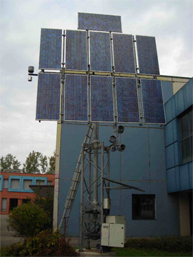 Photo du capteur solaire